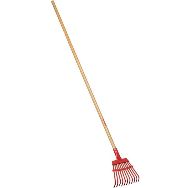 Corona Tools CORONA Shrub Rake, 11 Tine, Steel Tine, Wood Handle, 54 in L Handle - RK 62000