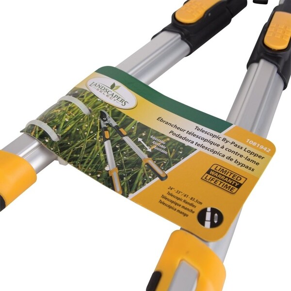 Landscapers Select Lopper, 1-1/4 in Cutting Capacity, Steel Blade, Aluminum Handle, Cushion grip Handle - GL73126