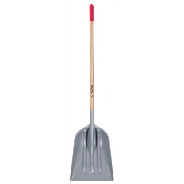 Truper Tru-Tough 62 in. Plastic Scoop Shovel Wood Handle - PLA-12L