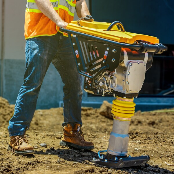 Tomahawk Power 3 HP Honda Tamping Rammer w Wheels - JX60H + JX60H-WHEELS