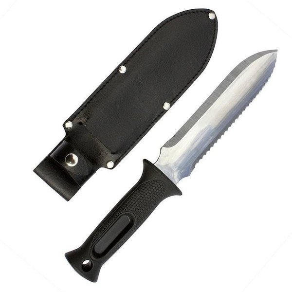 Zenport ZenBori Soil Knife, 6 in Stainless Steel, Serrated Blade, 3PK - K247