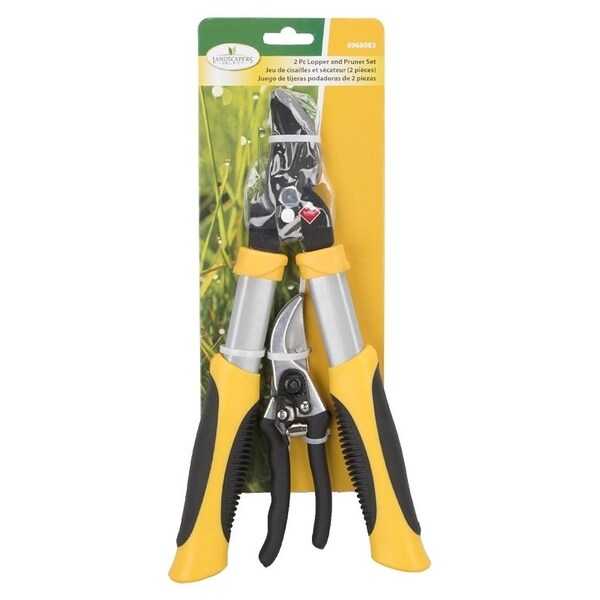Landscapers Select Pruning Set, Steel Blade, Steel/ Aluminum Handle, Cushion-Grip Handle - GL4003+GP1002