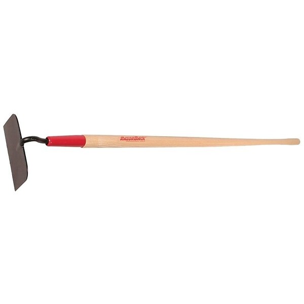 Razor-Back Cotton Hoe with Wood Handle, 7 in W Blade, 514 in L Blade, Steel Blade, Beveled Blade - 71112