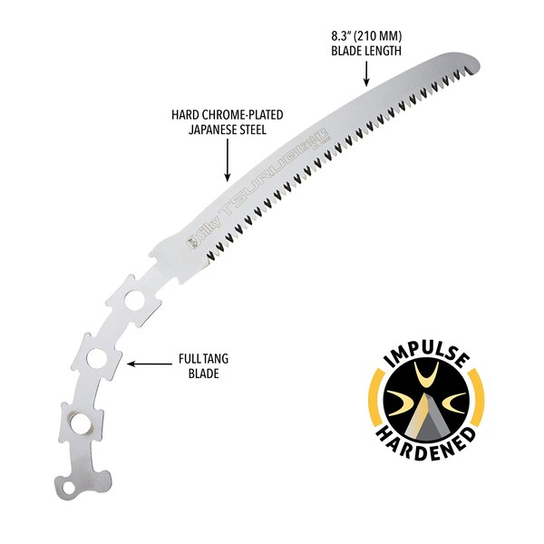 Silky Saws Silky Blade Only TSURUGI Curve Blade 210mm by Large teeth - 455-21