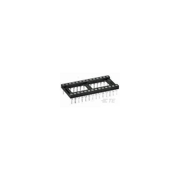 Socket de IC de Te Connectivity, Dip32, 32 contactos, paso de terminales de 2.54 mm, espaciado de fila de 0.605 pulgadas, soldadura - 1437540-5.