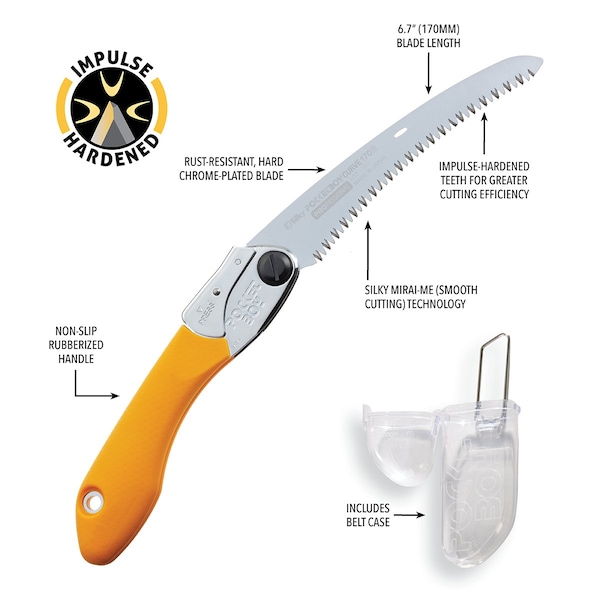 Silky Saws Silky PocketBoy Curve Professional Saw 170mm - 726-17