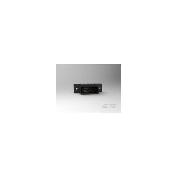 Conector de placa de conectividad TE, 22 contactos, 2 hileras, hembra, terminal de crimpado/IDC, aislante negro, receptáculo - 2-292236-2