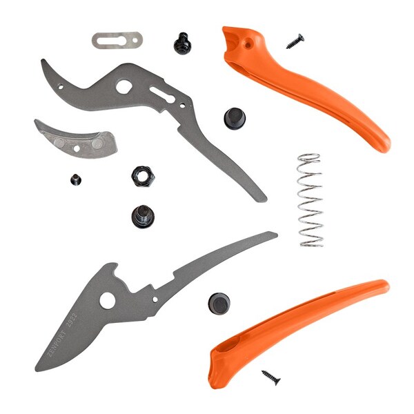 Zenport Anvil Pruner, Locking, 1.5-Inch Steel Blade, 10PK - Z922