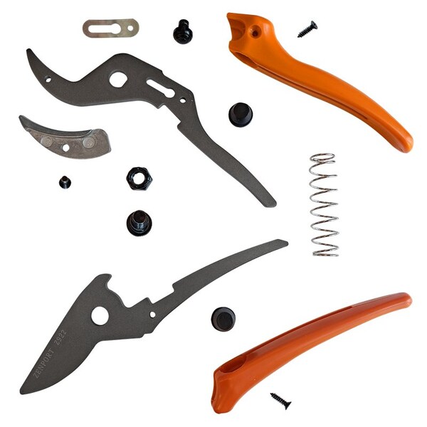 Zenport Anvil Pruner, Locking, 1.5-Inch Steel Blade, 10PK - Z922