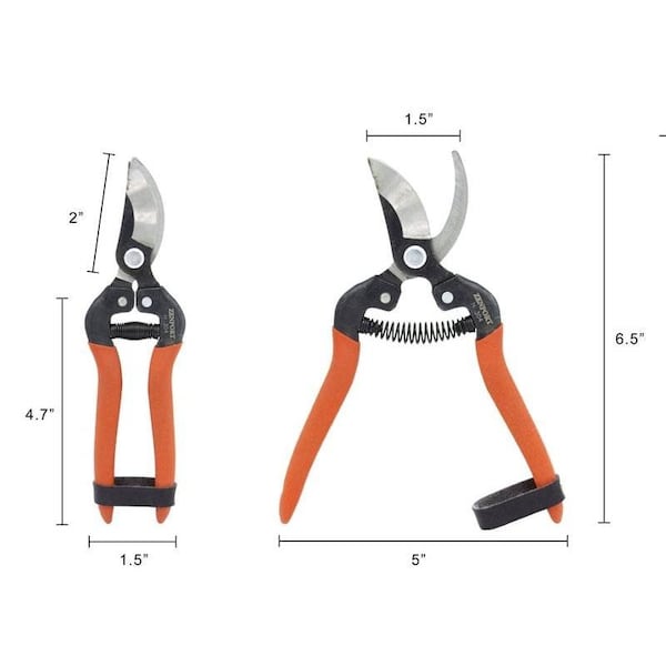 Zenport Carbon Steel Bypass Harvest and Utility Shear, 12PK - H304