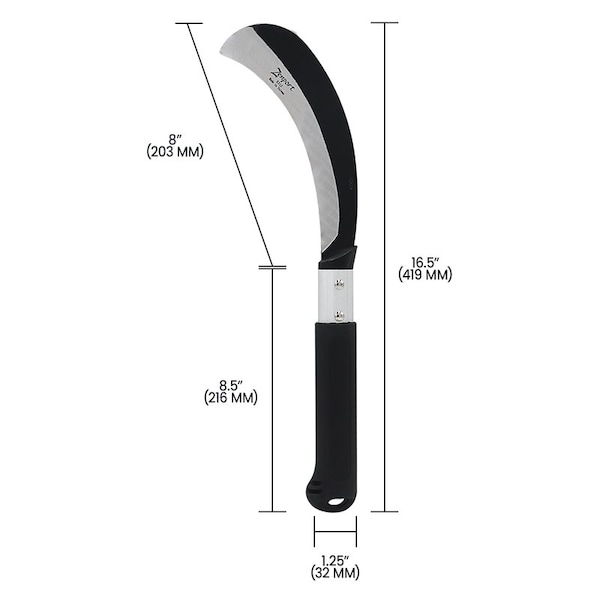 Zenport Harvest Sickle, 8-Inch Blade, 3PK - K312