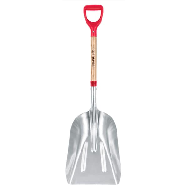 Truper Truper Tru-Tough 45 in. Aluminum Scoop Transfer Shovel Wood Handle - PALY-12