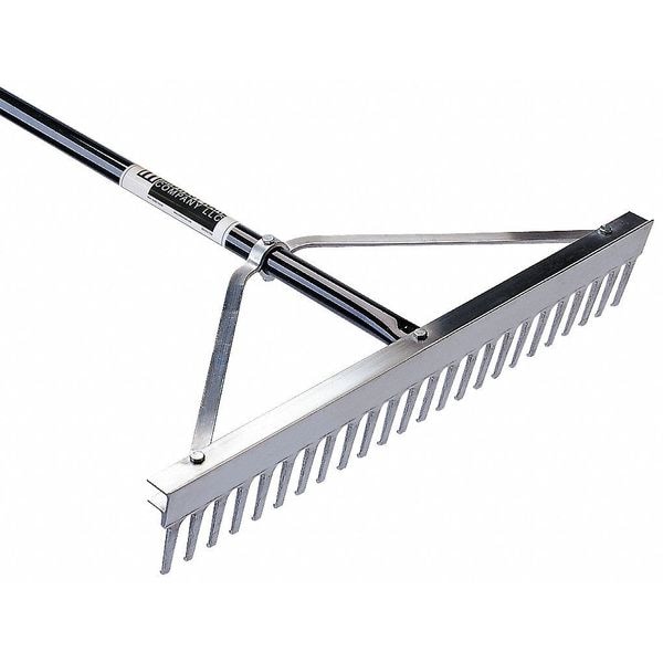 Seymour Midwest 48-tine Landscape Rake with 66"L Aluminum Handle - 10048GR