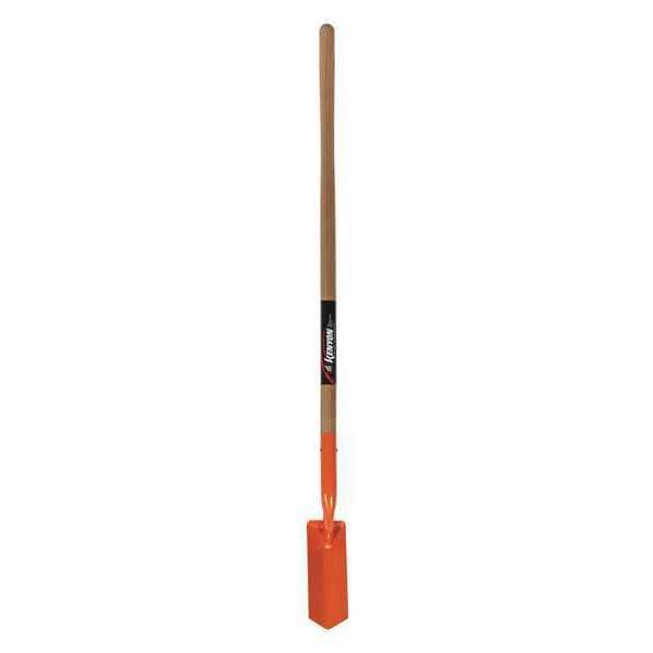 Kenyon Trenching V Shovel, 14 ga Tempered Steel Blade, 48 in L Natural Hardwood Handle - 89224