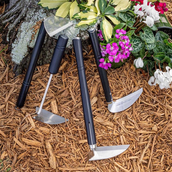 Nisaku Handheld Garden Hoe, Steel, 4.75" Blade - NJP110