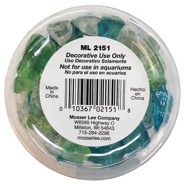 Mosser Lee Mosser Lee Mystical Sea Glass Assorted Vase Filler 2 lb - ML2151