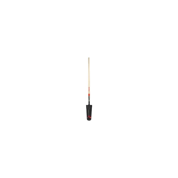 Razor-Back Drain Spade, Closed Back, Wood Handle, 16-In. - 47117