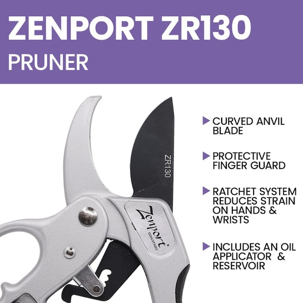 Zenport Deluxe Ratchet Shear, 8.5-Inch, 3PK - ZR130