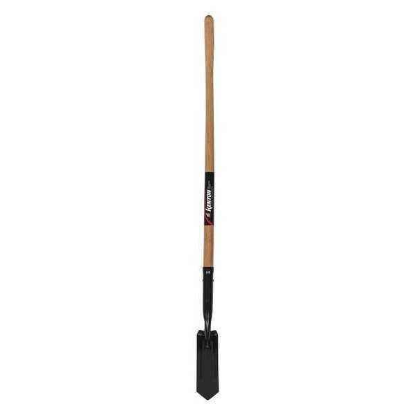 Kenyon Trenching Shovel, 11 ga Steel Blade, 48 in L Natural Hardwood Handle - 89023
