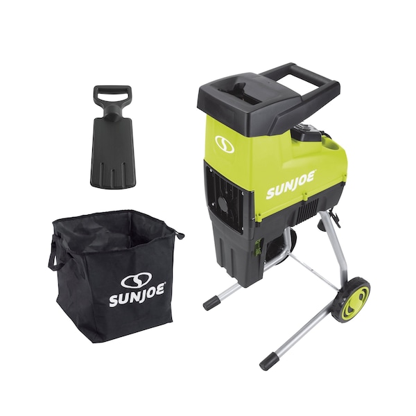 Sun Joe 1.7 Inch Cutting Diameter Electric Silent Wood Chipper/Shredder, 15-Amp - CJ603E