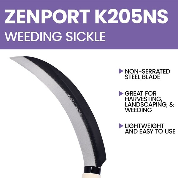 Zenport Harvest Knife, Wood, 3PK - K205NS