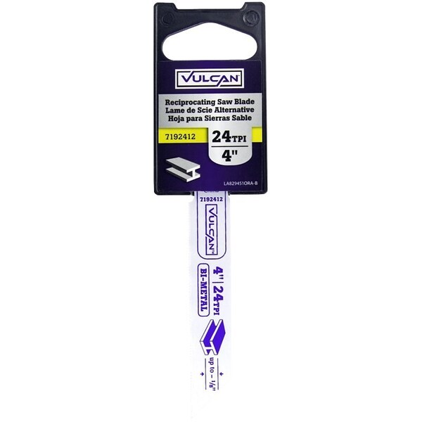 Vulcan Reciprocating Saw Blade, High Speed Steel Cutting Edge - 829451OR