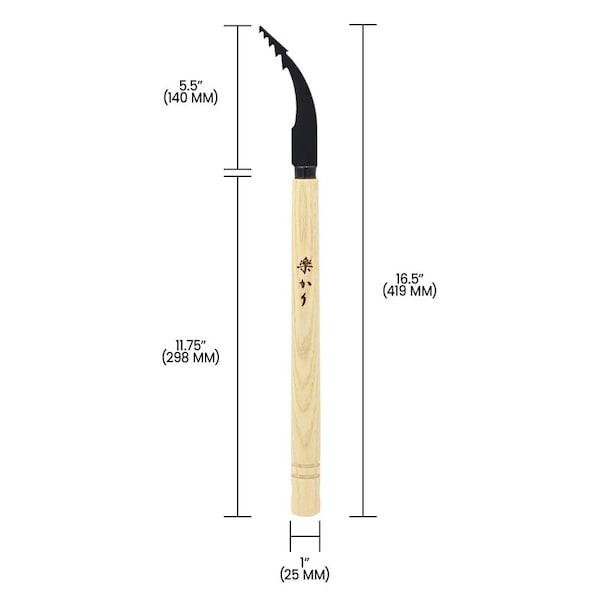 Zenport High Carbon Steel Japanese-style Crevice Weeding Tool, 12PK - K211
