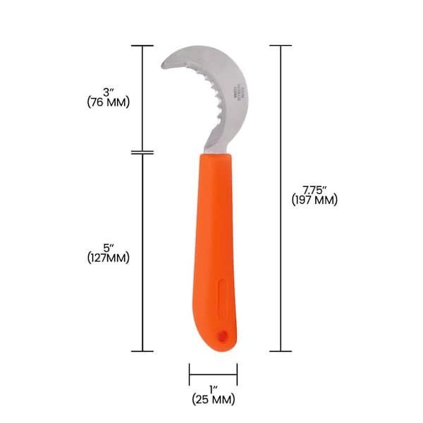 Zenport Mini Harvest Utility Hook Knife, Grape and Melon, 3PK - K101M
