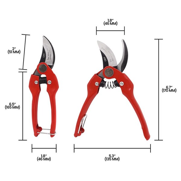 Zenport Heavy Duty Professional Pruner, 7-Inch, 10PK - Q64