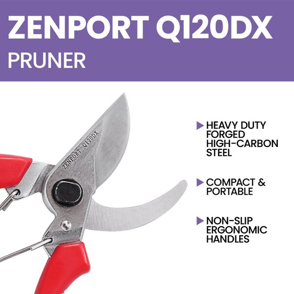 Zenport Precision Pocket Secateur, 8-Inch, 10PK - Q120DX