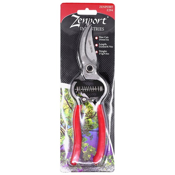 Zenport Forged Bypass Pruner, 8-Inch, 12PK - Z294