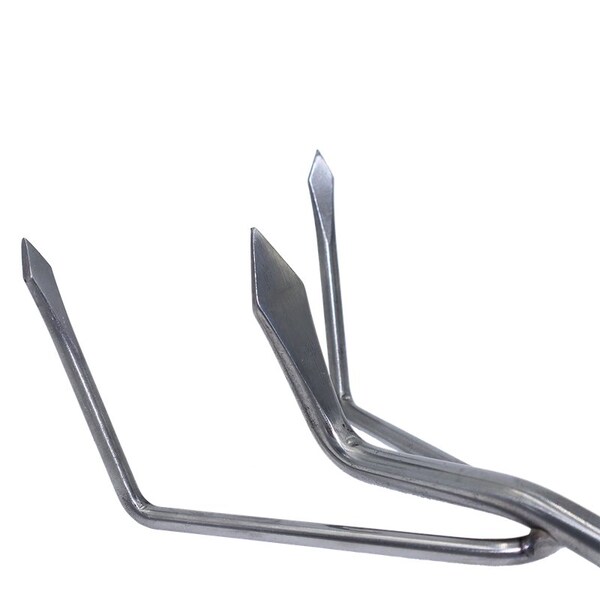Zenport 3-Prong Stainless Steel Cultivating Fork, 12-Inch, 12PK - 15311D