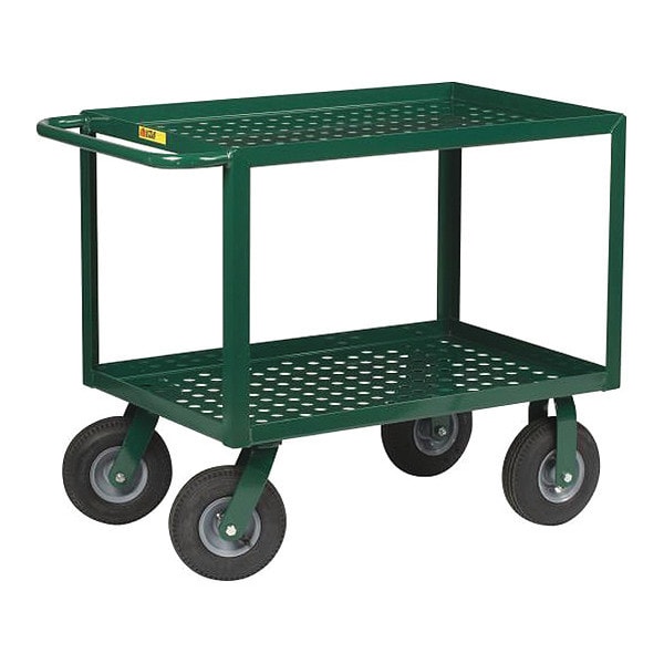 Little Giant Garden Cart, Steel, 1200 lb. Load Capacity, 41.5" L, 24" W, 35" H - LGLP24369PG