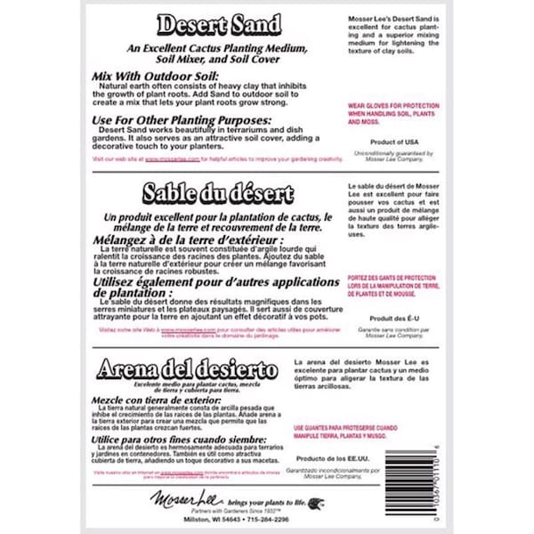 Mosser Lee Mosser Lee Desert Sand Desert Soil Cover 5 lb - ML1110