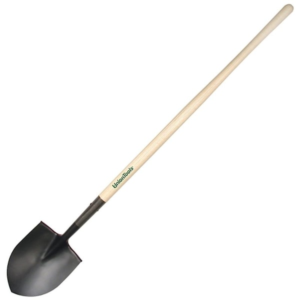 Razor-Back Irrigation Shovel, 8-7/8 in W Steel Blade, 48 in L Hardwood Handle - 40104