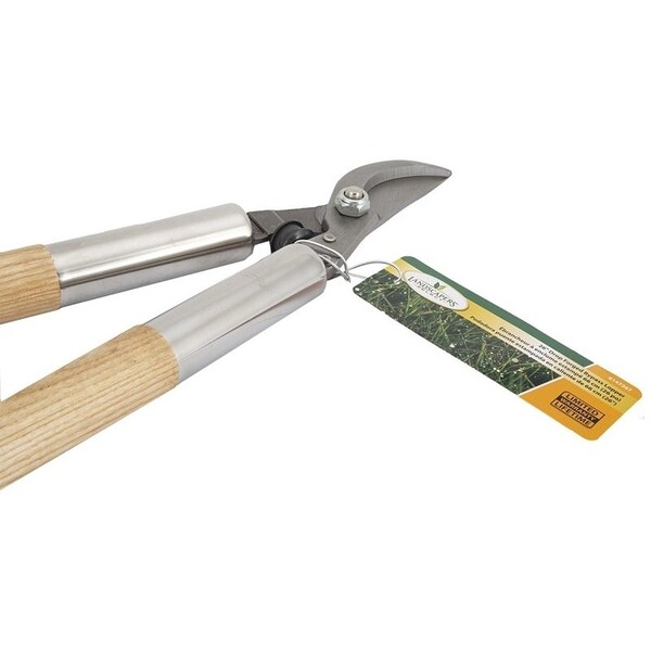 Landscapers Select Bypass Lopper, 1-1/2 in Cutting Capacity, Steel Blade, Ash Wood Handle, Wood Handle - 6147367