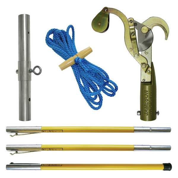 Jameson FG Series Fiberglass Tree Pruner Kit with (3) 6 ft Pole - FG-14K