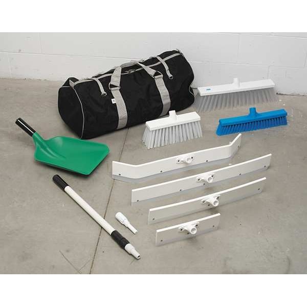 Remco No. 3 Industrial Shovel Blade, Plastic Blade, 7 in L, Black Polypropylene Handle - 6895SS