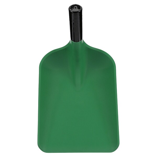 Remco No. 3 Industrial Shovel Blade, Plastic Blade, 7 in L, Black Polypropylene Handle - 6895SS