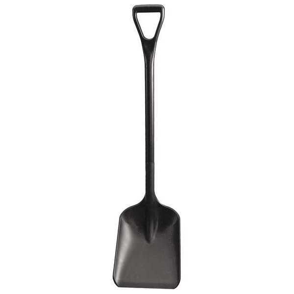 Remco No. 3 Safety Square Point Shovel, Plastic Blade, 30 in L, Black Polypropylene Handle - 6896BKSS