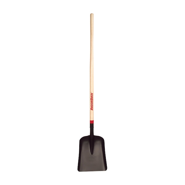 True Temper Razor-Back 58.75 in. Steel Scoop Eastern Pattern Shovel Wood Handle - 79805