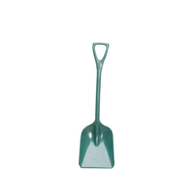 Remco Hygienic Square Point Shovel, Polypropylene Blade, 37-1/2 in L, White - 6981MD5