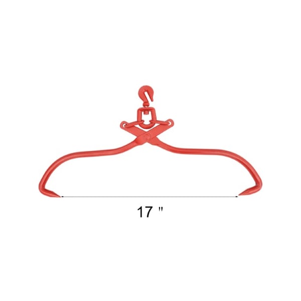 Nature Spring 1918 Nature Spring, Skidding Swivel Tongs, 17 Inch, Red - 988223JYI