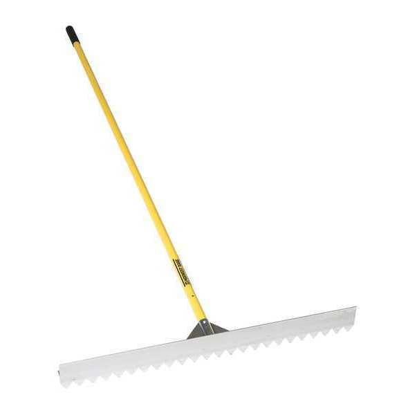 Midwest Rake Light Lute, 42", 82" Handle, Gusset, Handle Material: Powder Coated Aluminum - 56043