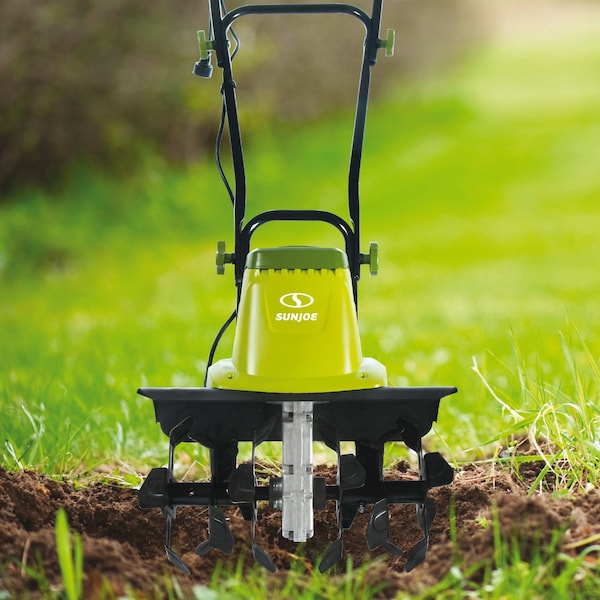 Sun Joe Electric Garden Tiller/Cultivator, 16-Inch, 13.5 Amp - TJ604E