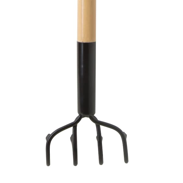 Truper Home Plus+ 4 Tine Steel Cultivator 48 in. Wood Handle - CUL-P