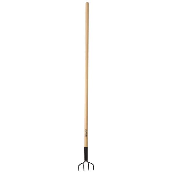 Truper Home Plus+ 4 Tine Steel Cultivator 48 in. Wood Handle - CUL-P