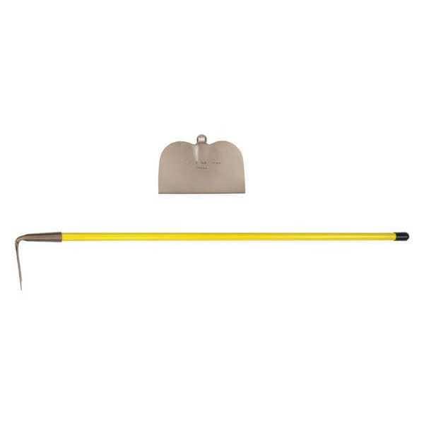 Ampco Safety Tools Hoe, Garden/Mixing, Straight Blade, 10x55" - H-102FG