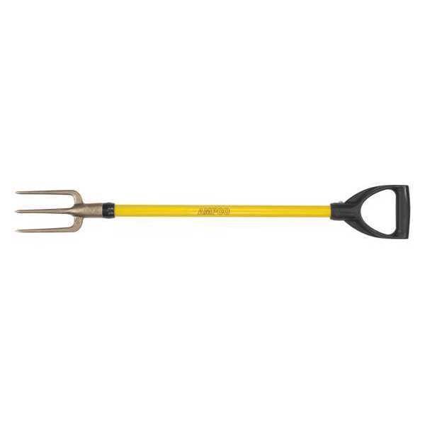 Ampco Safety Tools Guncotton Fork, Fiberglss Hndl, 6" x 42" L - F-1AFG