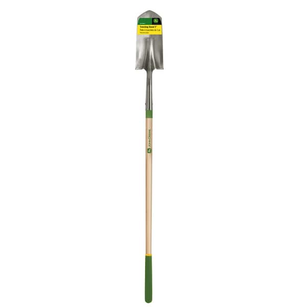 John Deere 57.25 in. Steel Trenching Shovel Wood Handle - TRS-5-RBA-JD